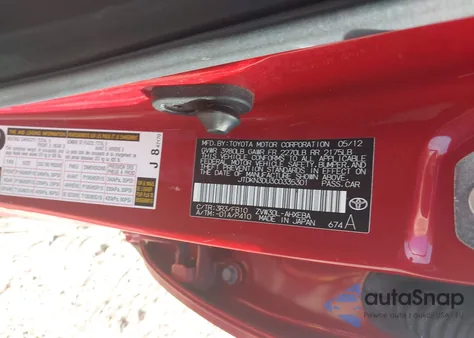 2012 Toyota Prius Three from USA, damaged, VIN JTDKN3DU3C0335301